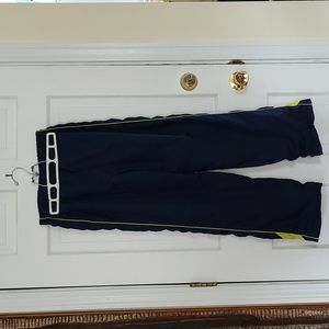 Boys XL (14/16) Pull on Poly Pants Sailing, Working Out, Pockets Navy Blue